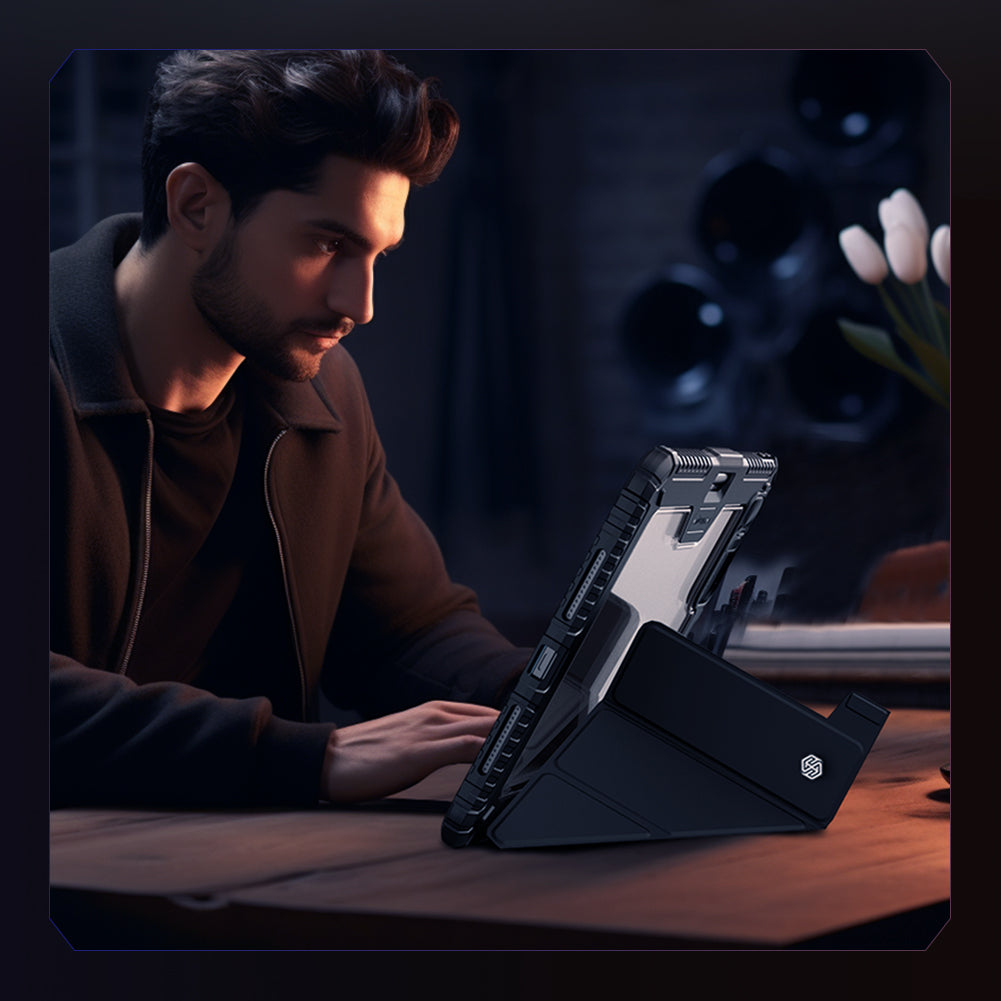 Nillkin iPad Pro 13" 2024 Slide Lens Cover/Multi-Angle Folding Flip Case
