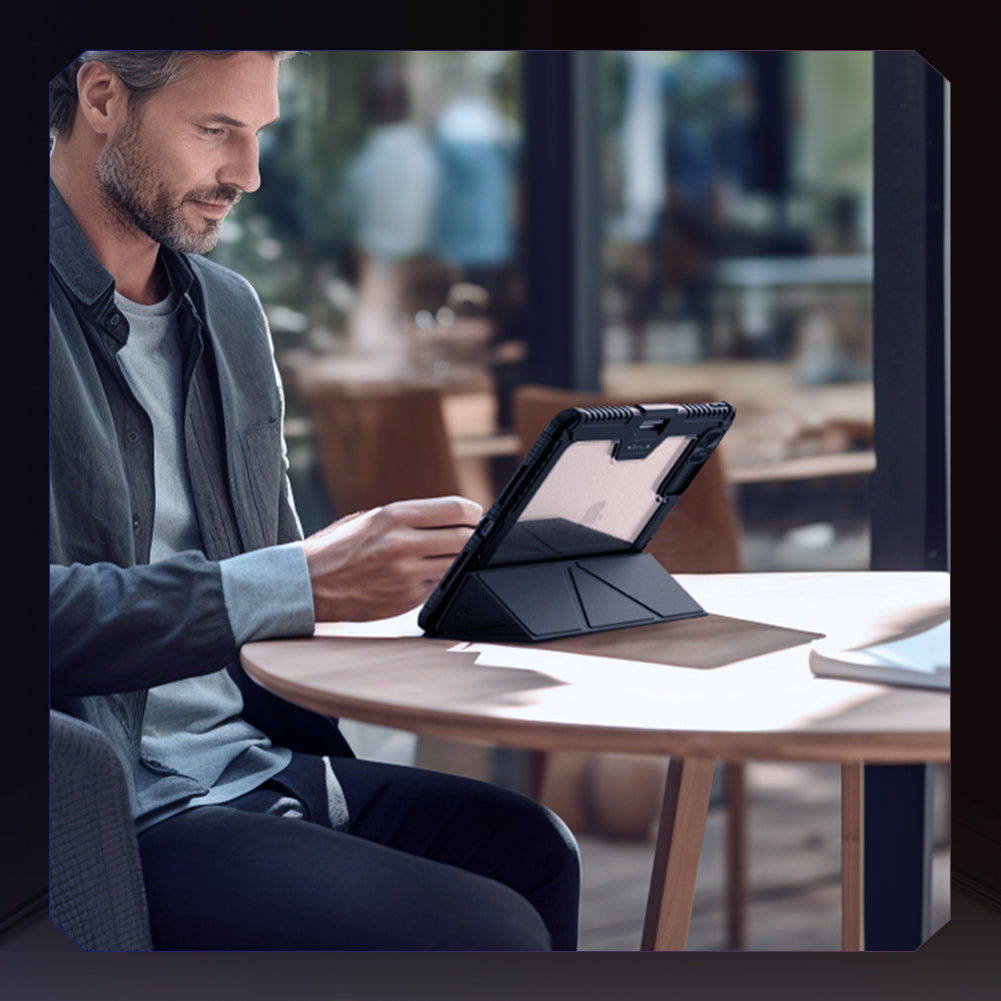 Nillkin iPad Pro 13" 2024 Slide Lens Cover/Multi-Angle Folding Flip Case