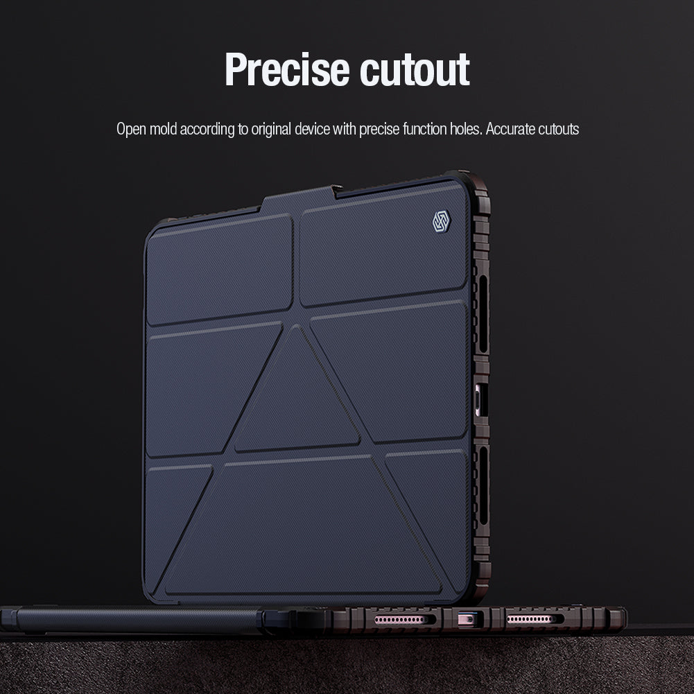 Nillkin iPad Pro 13" 2024 Slide Lens Cover/Multi-Angle Folding Flip Case