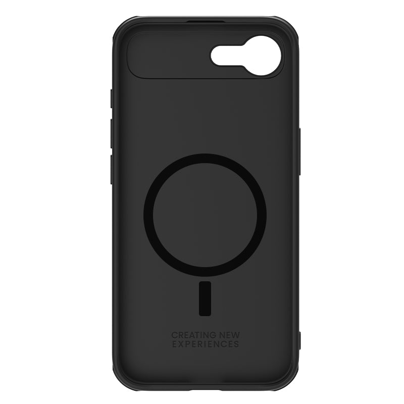 Nillkin iPhone 16e 6.1" MagSafe內置磁吸/鏡頭滑蓋保護/四角氣囊防摔手機保護殼黑鏡Pro系列