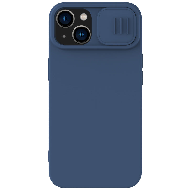 Nillkin iPhone 15 系列 MagSafe內置磁吸液態硅膠鏡頭滑蓋手機保護殼潤鏡系列