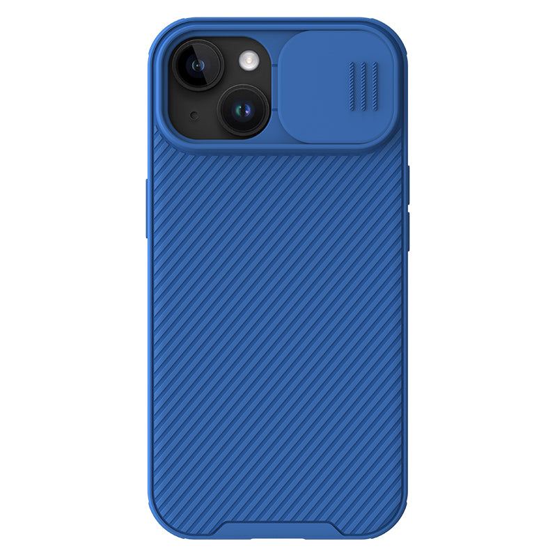Nillkin iPhone 15 系列 MagSafe內置磁吸/鏡頭滑蓋保護/四角氣囊防摔手機保護殼黑鏡Pro系列