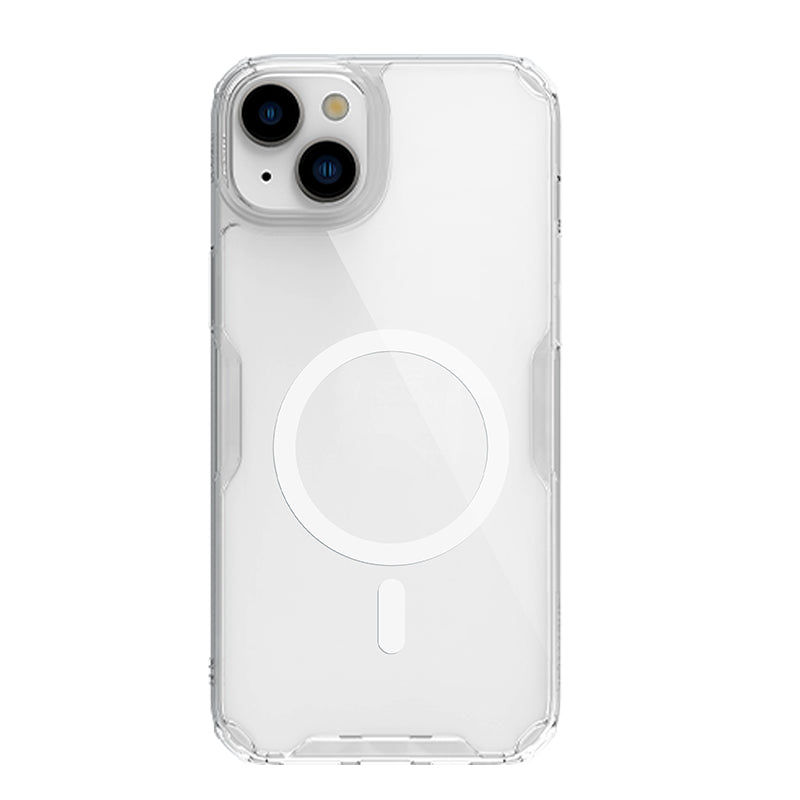 Nillkin iPhone 15 系列 MagSafe內置磁吸四角氣囊邊框加厚TPU 亞克力背板防摔手機保護殼本色Pro系列