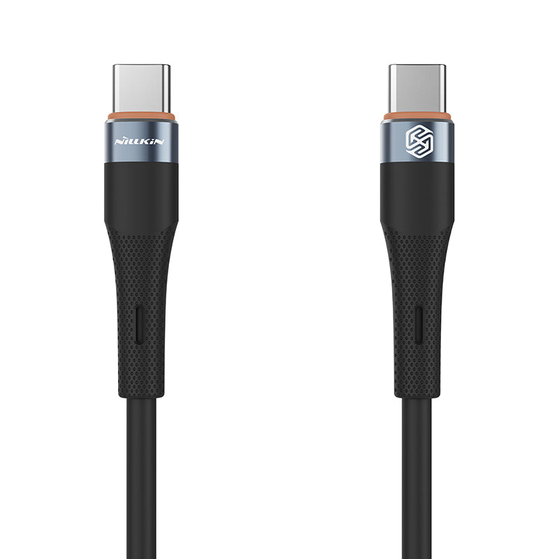 Nillkin PD60W Type-C 轉 Type-C 液態硅膠 1.2米快充數據線