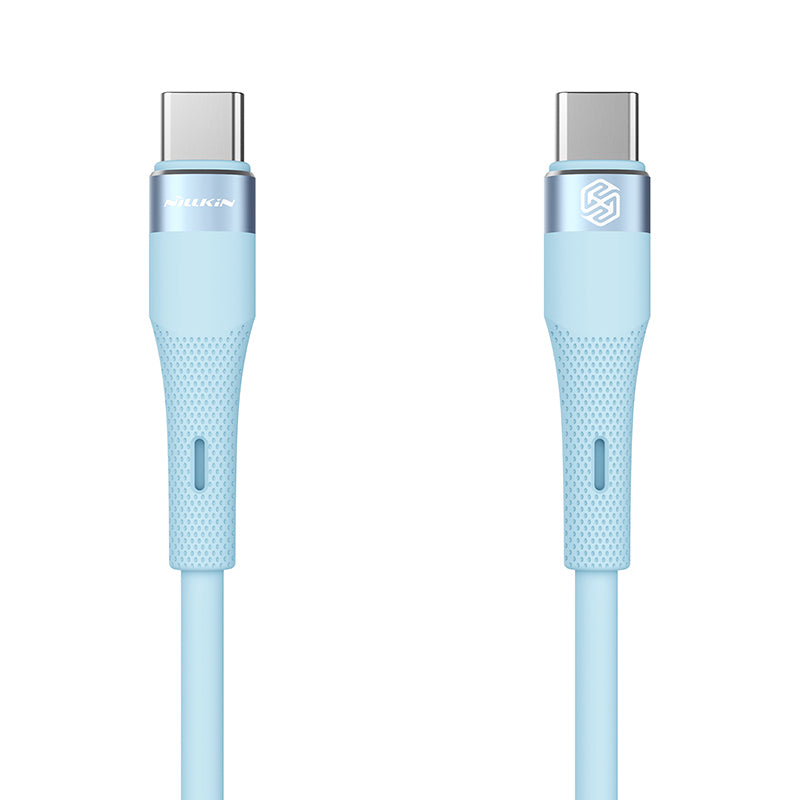 Nillkin PD60W Type-C 轉 Type-C 液態硅膠 1.2米快充數據線