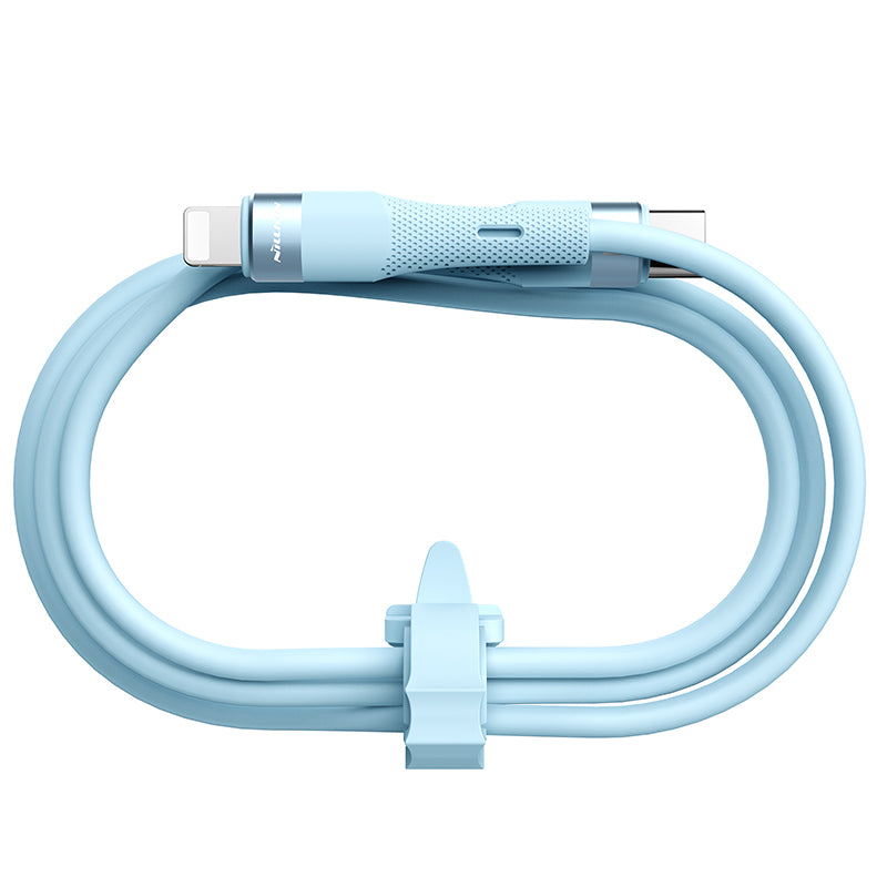 Nillkin PD27W Type-C 轉 Lightning 液態硅膠 1.2米快充數據線