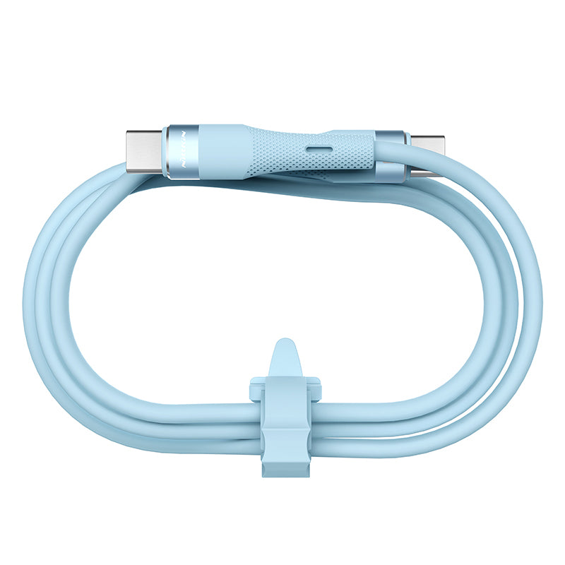 Nillkin PD60W Type-C 轉 Type-C 液態硅膠 1.2米快充數據線