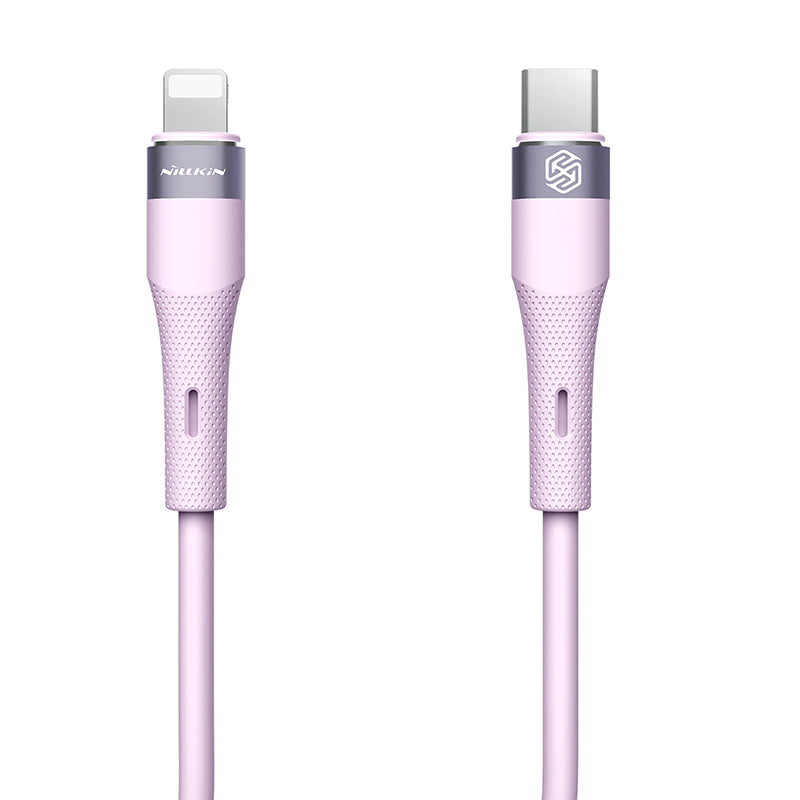 Nillkin PD27W Type-C 轉 Lightning 液態硅膠 1.2米快充數據線