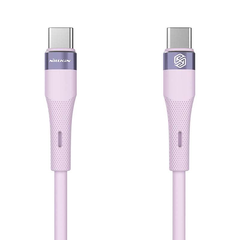 Nillkin PD60W Type-C 轉 Type-C 液態硅膠 1.2米快充數據線