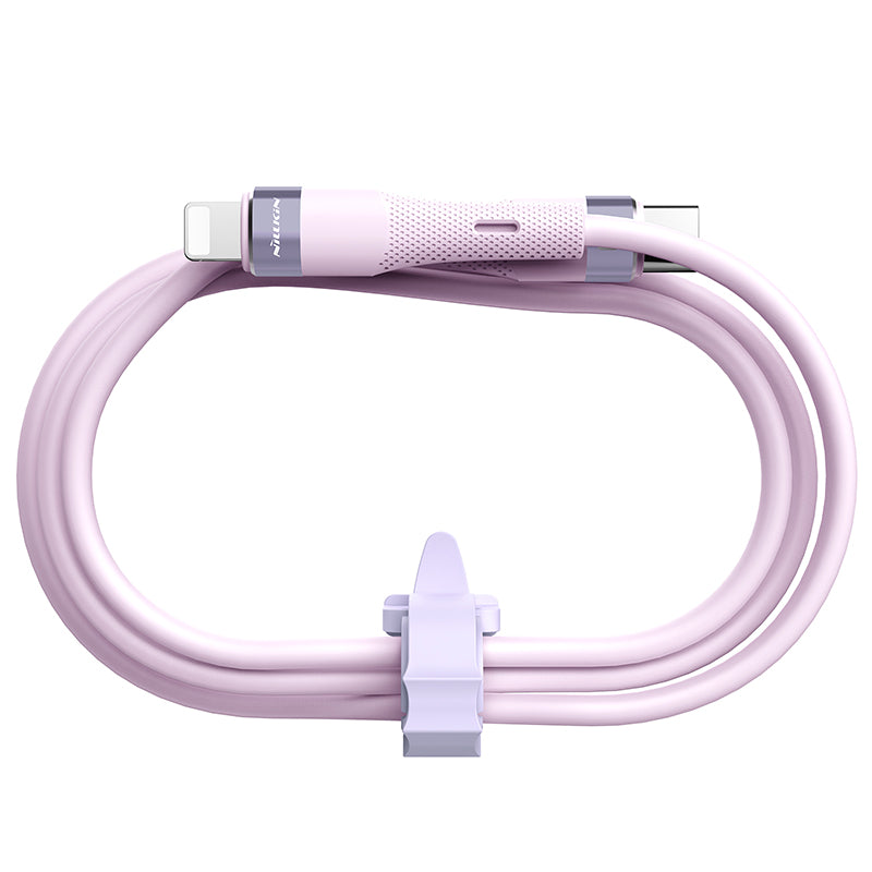 Nillkin PD27W Type-C 轉 Lightning 液態硅膠 1.2米快充數據線