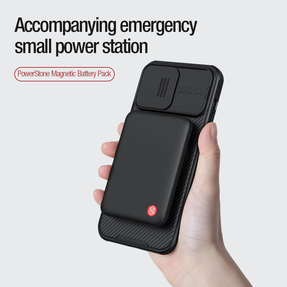 Nillkin 雙向磁吸無線充電移動電源 5000mAh 有線和無線雙模式充電 同時可充2部手機 小磁石系列