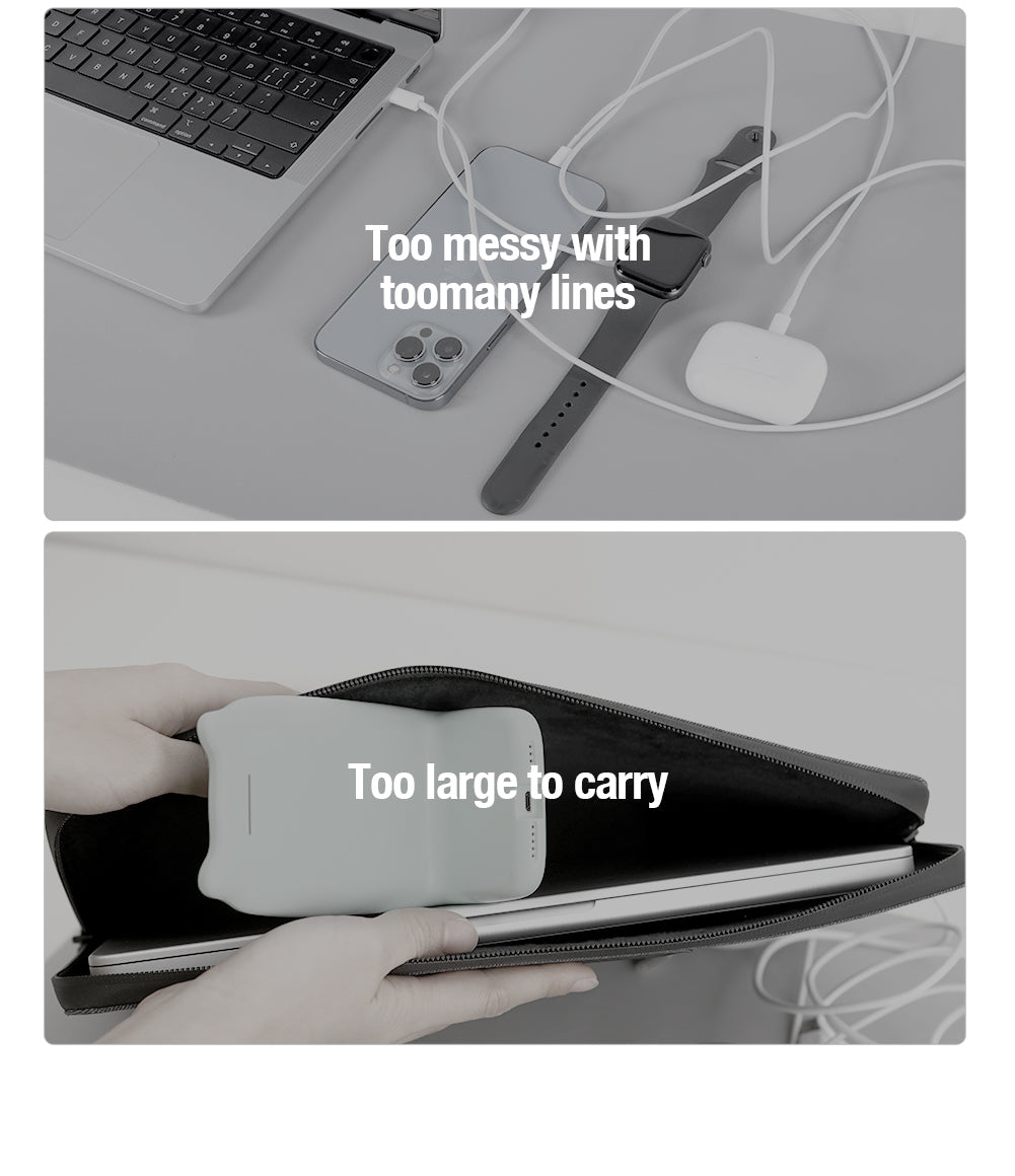 Nillkin 三合一無線充電器 MagSafe 磁吸MFi 認證版 iPhone/Airpods/Apple Watch同時充電直立式多角度調校 智游