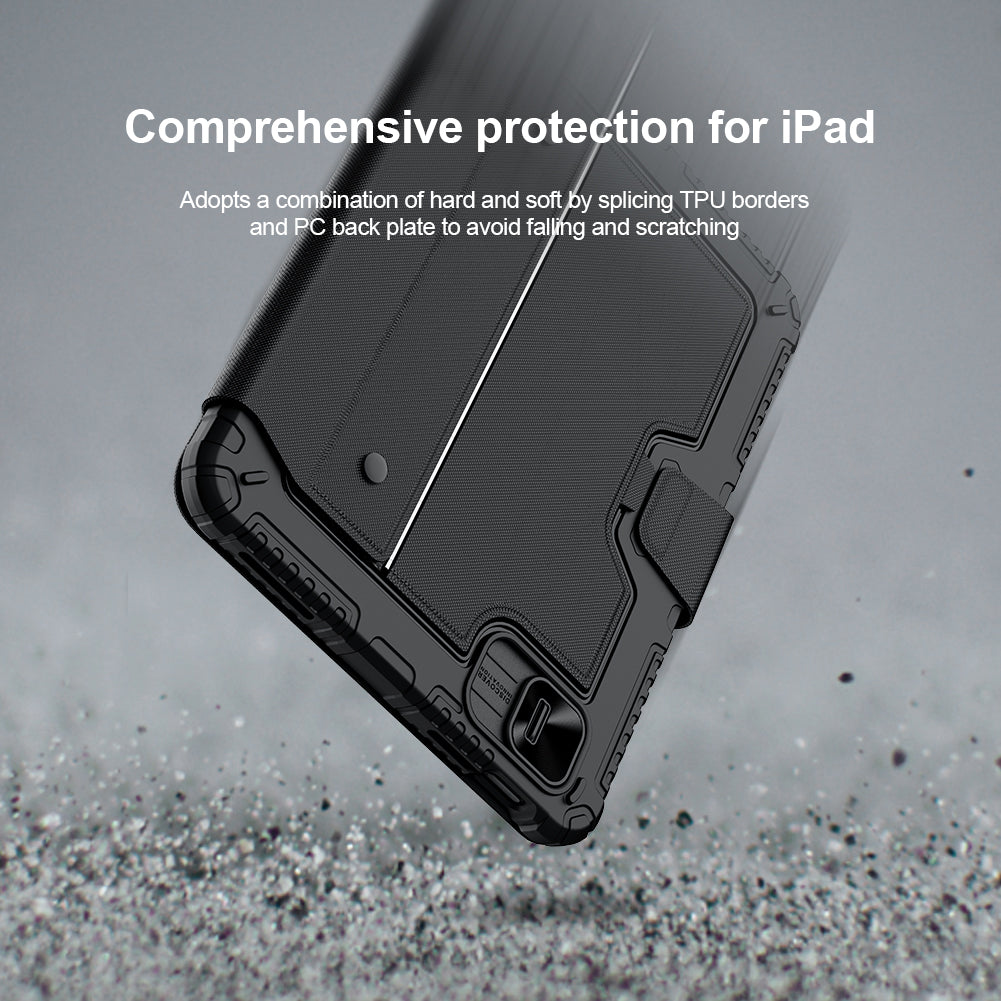 Nillkin iPad Series 10.2"/10.9" /11" Bluetooth Keyboard Case Sliding Camera Cover