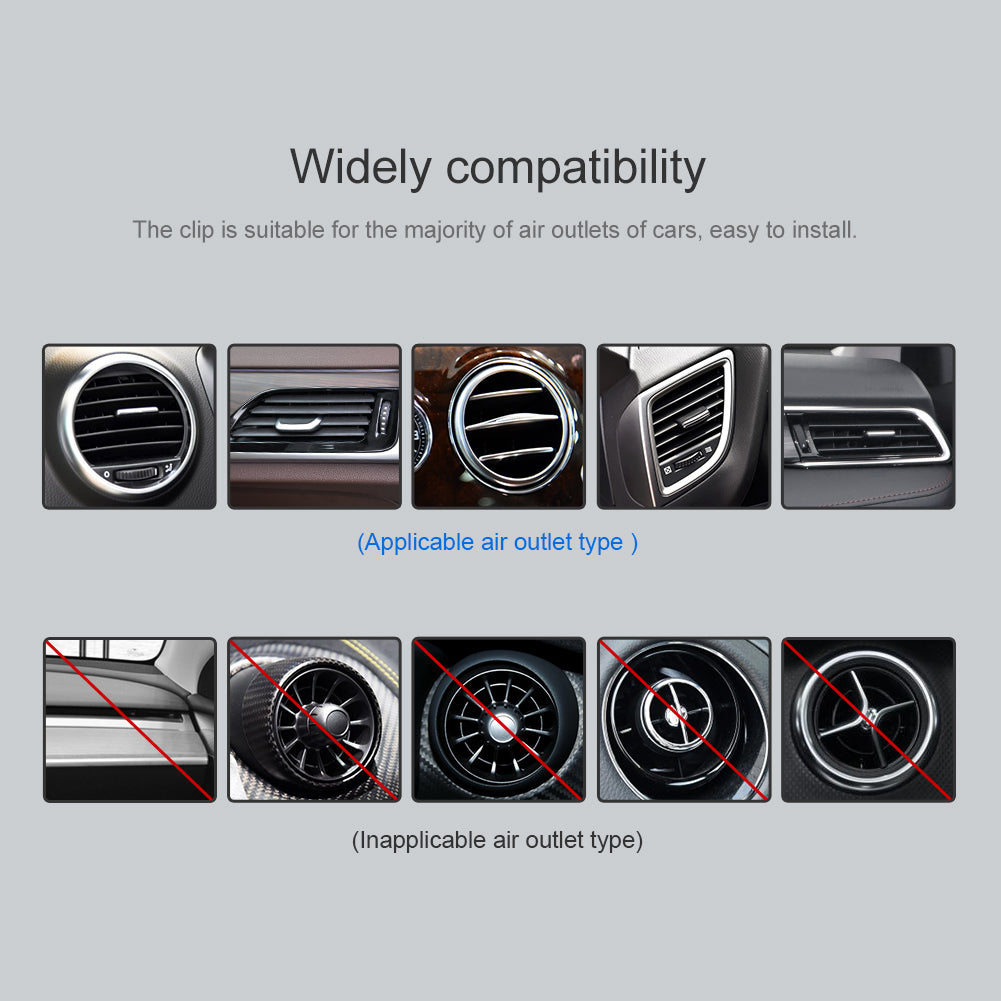 Nillkin MagSafe 功能磁力車用無線充電器 10W/7.5W無線快充 多角度調教視角
