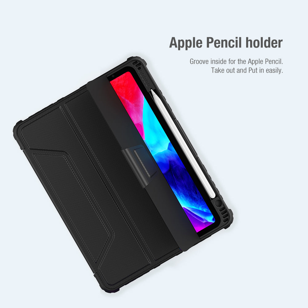 Nillkin iPad系列 10.9" - 12.9" 鏡頭滑蓋/內置筆槽/全覆蓋支架防撞保護套