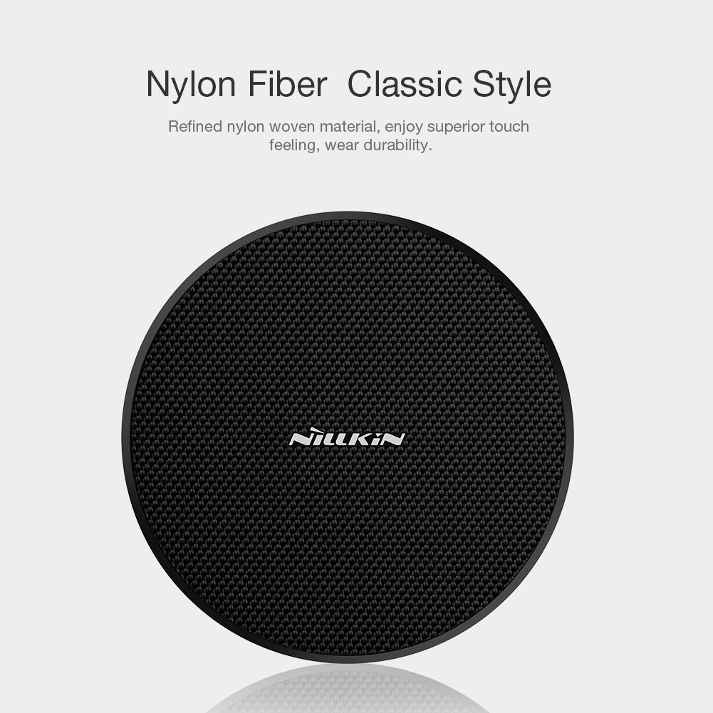 Nillkin 颶能15W快速無線充電器(尼龍面)