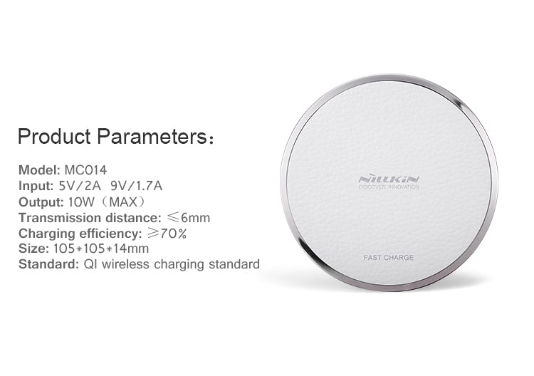 Nillkin Magic Disk 3 Leather Series (10W Fast Charge Edition)Wireless Charger