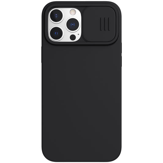 Nillkin iPhone 13 Series MagSafe Built-in Magnetic Function Sliding Lens Cover Liquid Silicone Phone Case CamShield Silky Series
