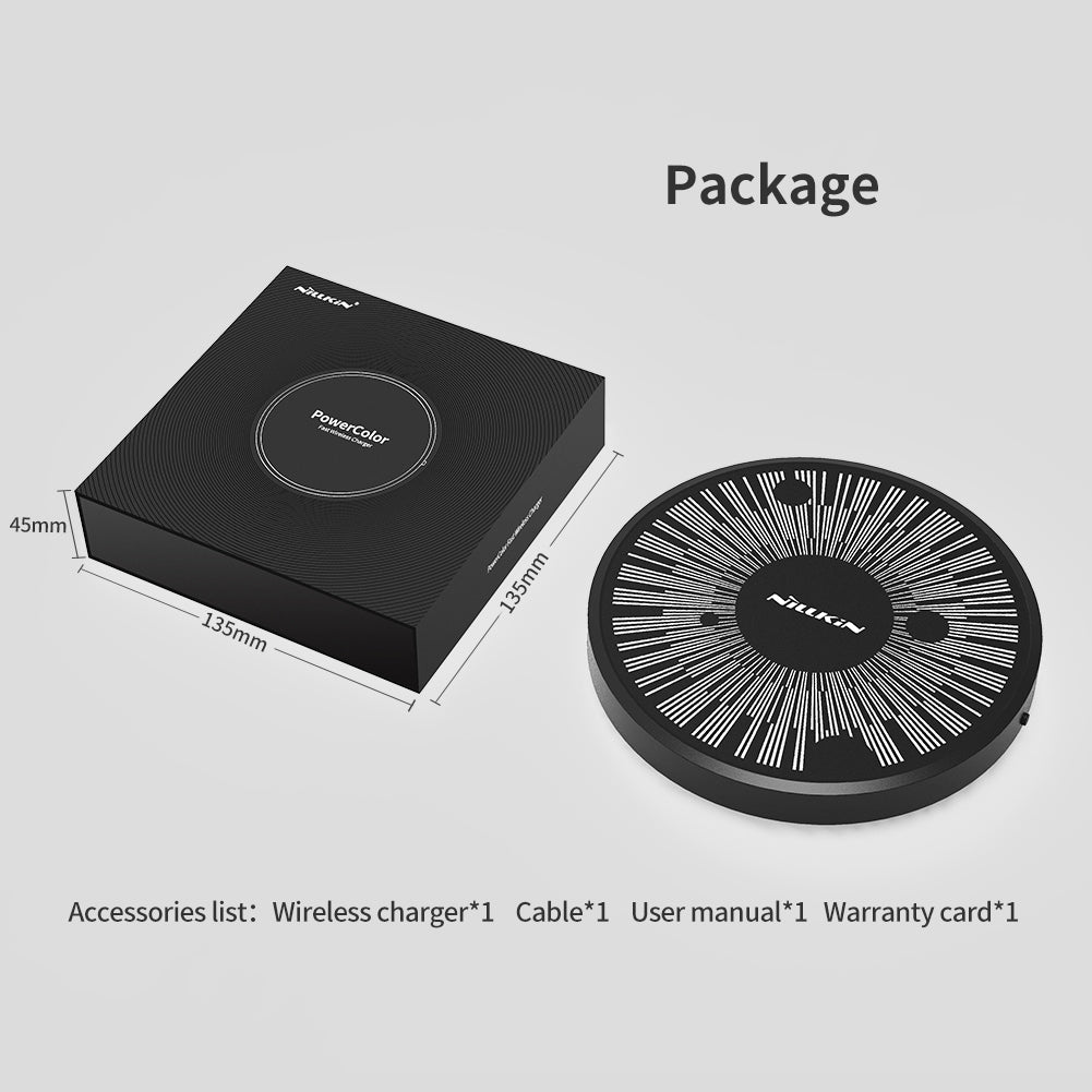 Nillkin 幻彩15W快速無線充電器