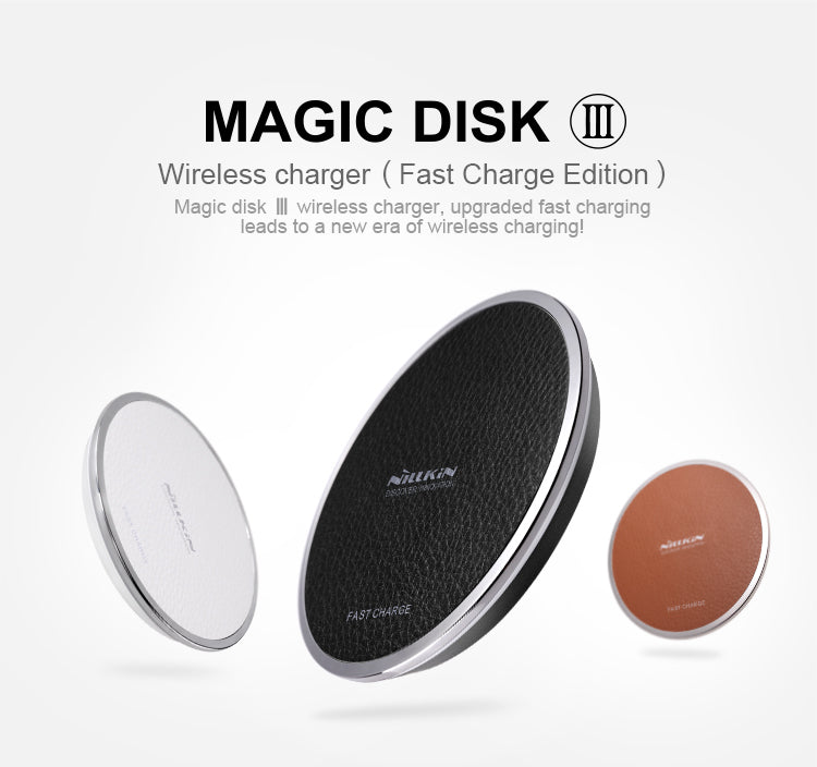 Nillkin Magic Disk 3 Leather Series (10W Fast Charge Edition)Wireless Charger