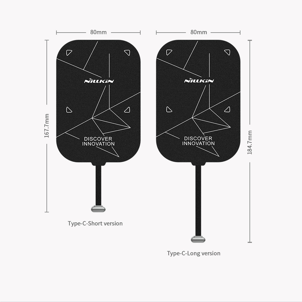 Nillkin Type C/Lightning 接口平板電腦/iPad pro 18/20/21/22無線充電接收器Qi 5V 2A 快充能量貼Plus