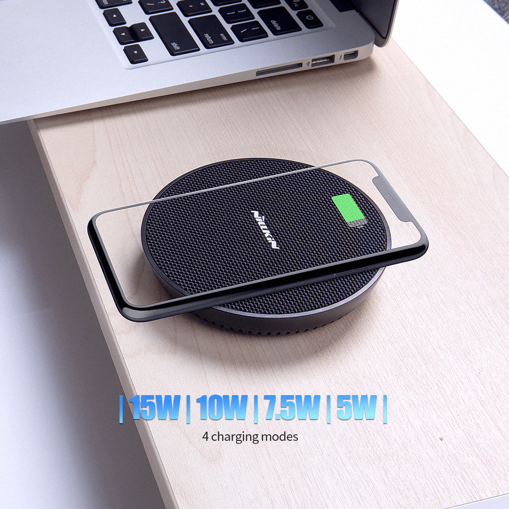 Nillkin 颶能15W快速無線充電器(尼龍面)