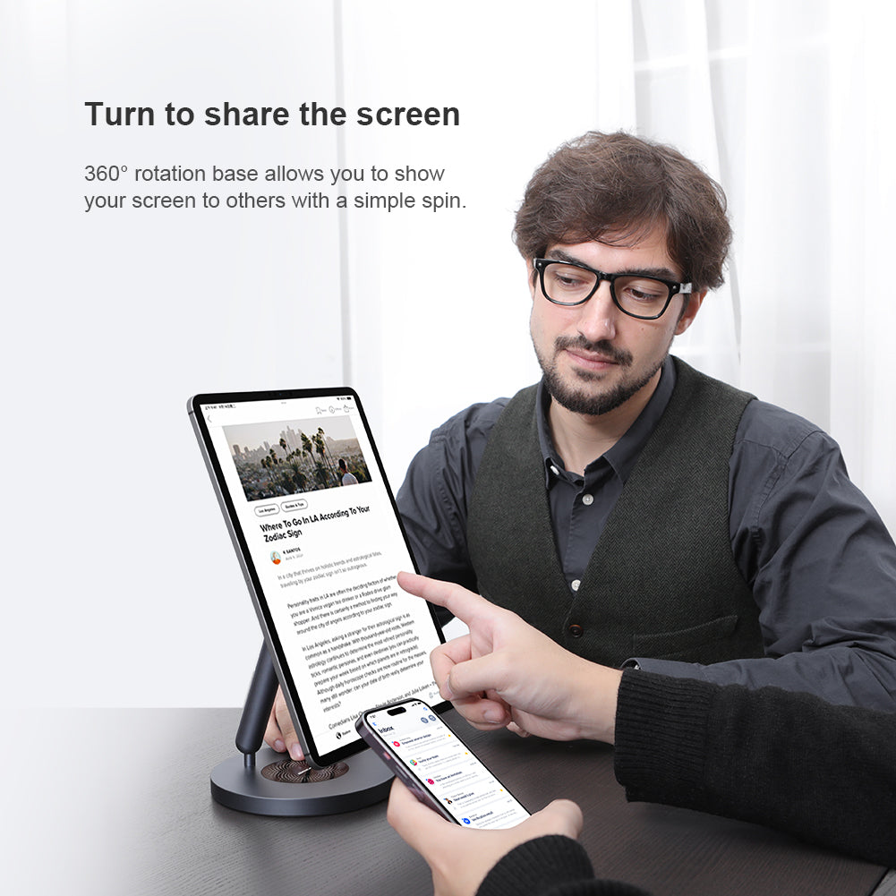 Nillkin 鋁合金多裝置共用磁吸組合支架 送iPad/平板專用磁吸環 (3款組合)