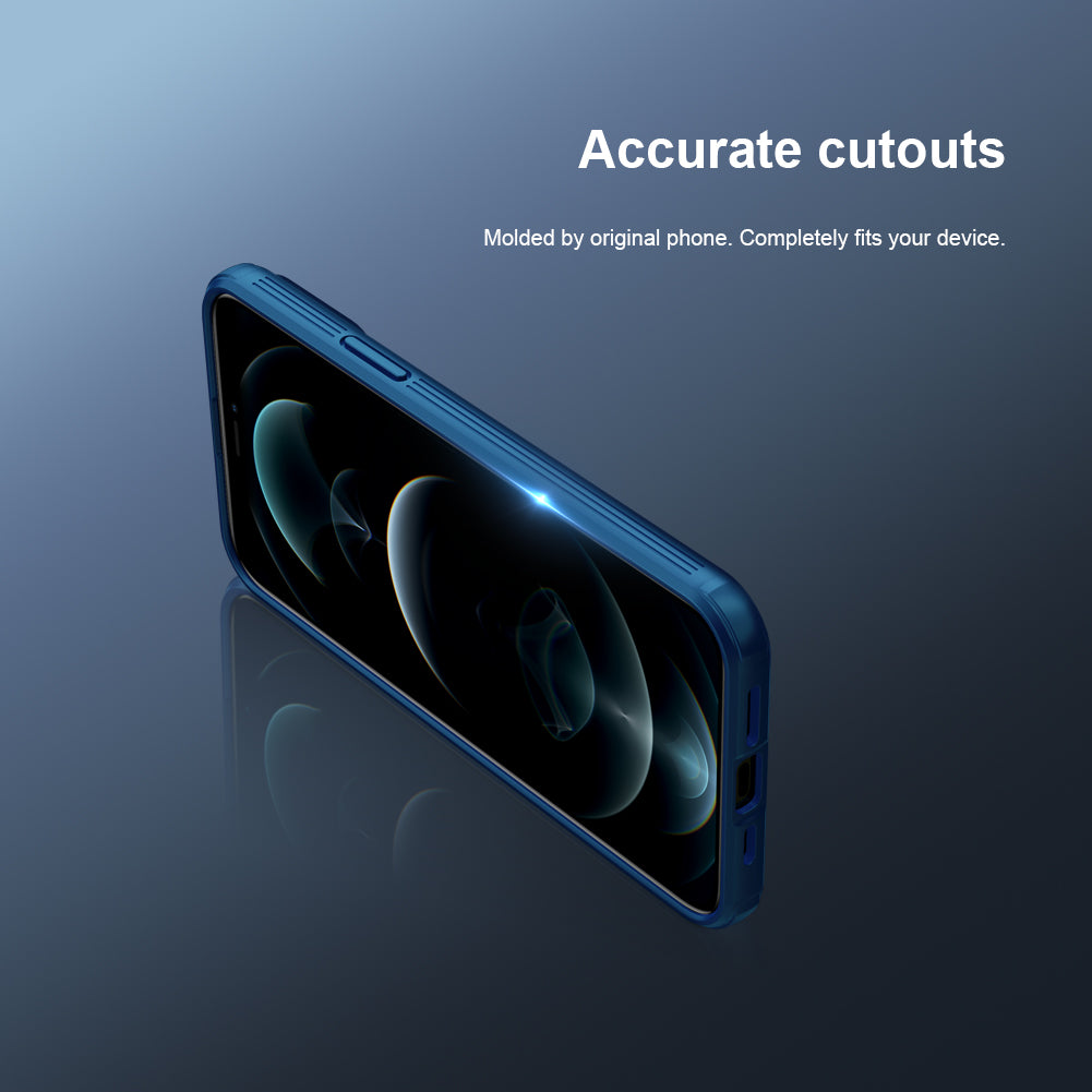 Nillkin iPhone 13 Series Lens Protection Sliding Cover,Four-corner Airbag,Anti-Slip CamShield Pro Series Phone Case