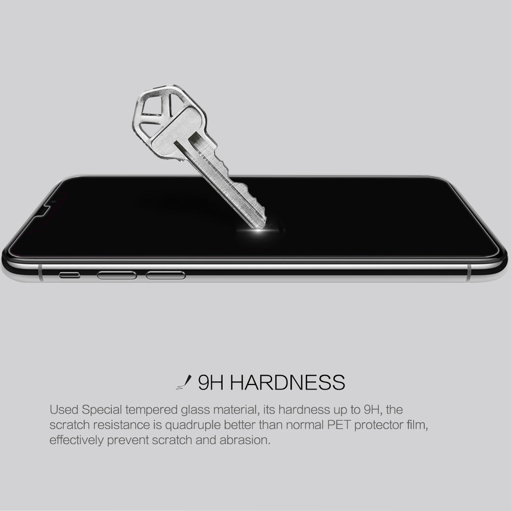 Nillkin iPhone 11/X 系列日本AGC玻璃 0.2mm 超薄 2.5D 9H HD高清防刮防指紋防炫光鋼化膜