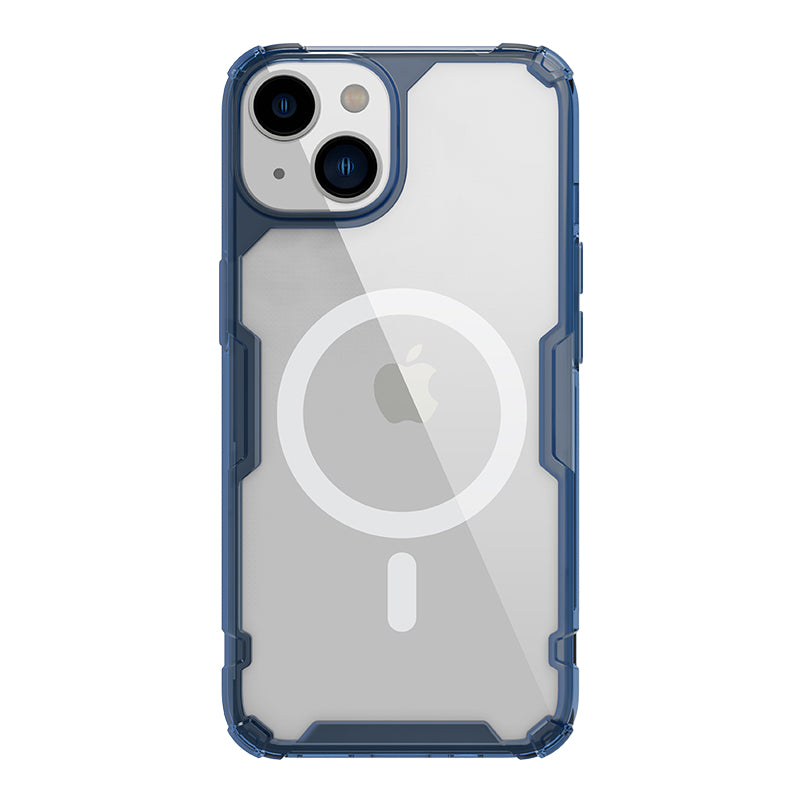 Nillkin iPhone 14/13 6.1" 通用MagSafe內置磁吸四角氣囊邊框加厚TPU 亞克力背板防摔手機保護殼本色Pro系列