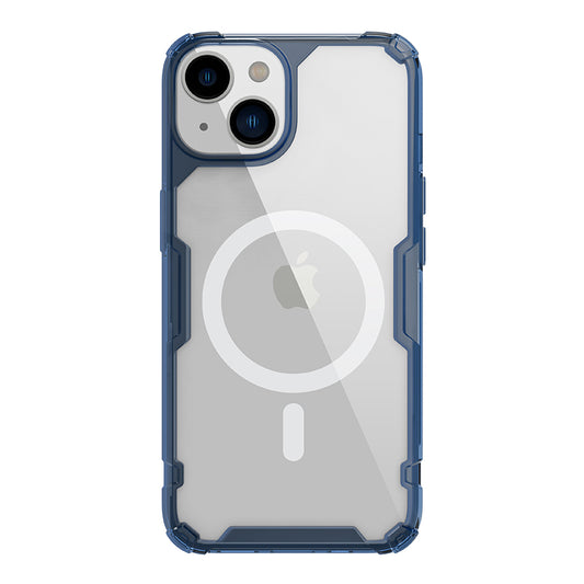 Nillkin iPhone 14/13 6.1" 通用MagSafe內置磁吸四角氣囊邊框加厚TPU 亞克力背板防摔手機保護殼本色Pro系列
