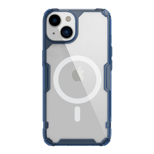 Nillkin iPhone 14 Plus 6.7" MagSafe內置磁吸四角氣囊邊框加厚TPU 亞克力背板防摔手機保護殼本色Pro系列