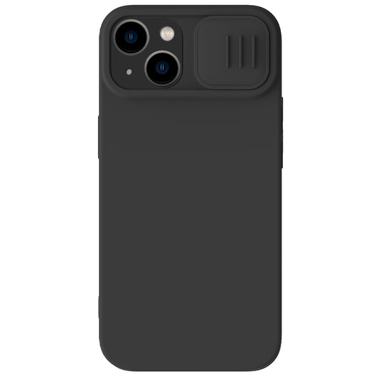 Nillkin iPhone 14/13 6.1" 通用MagSafe內置磁吸液態硅膠鏡頭滑蓋手機保護殼潤鏡系列