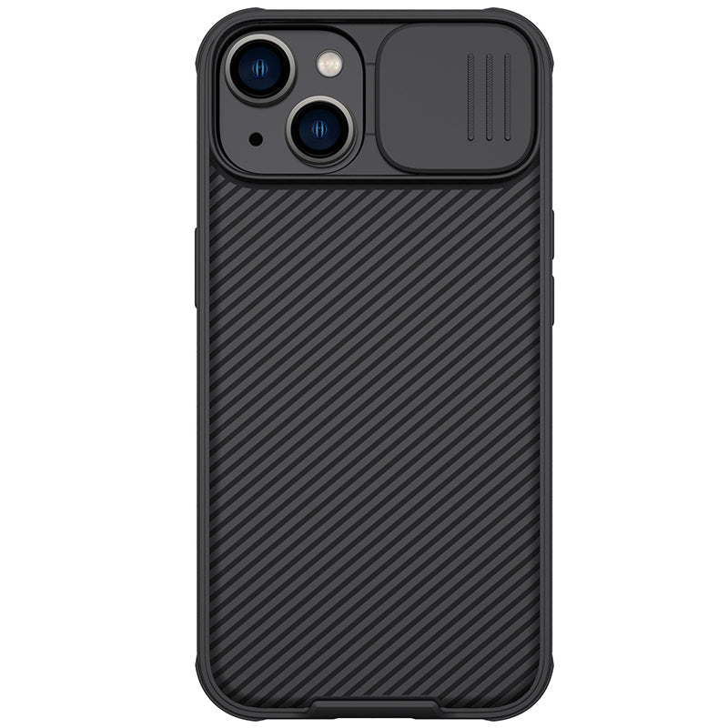 Nillkin iPhone 14 Plus 6.7" MagSafe Built-in Magnetic Function Slide Cover Lens Protection,Four-corner Airbag  Phone Case CamShield Pro Series