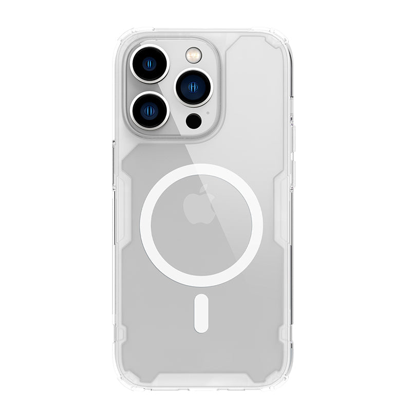 Nillkin iPhone 14 Pro Max 6.7" MagSafe內置磁吸四角氣囊邊框加厚TPU 亞克力背板防摔手機保護殼本色Pro系列