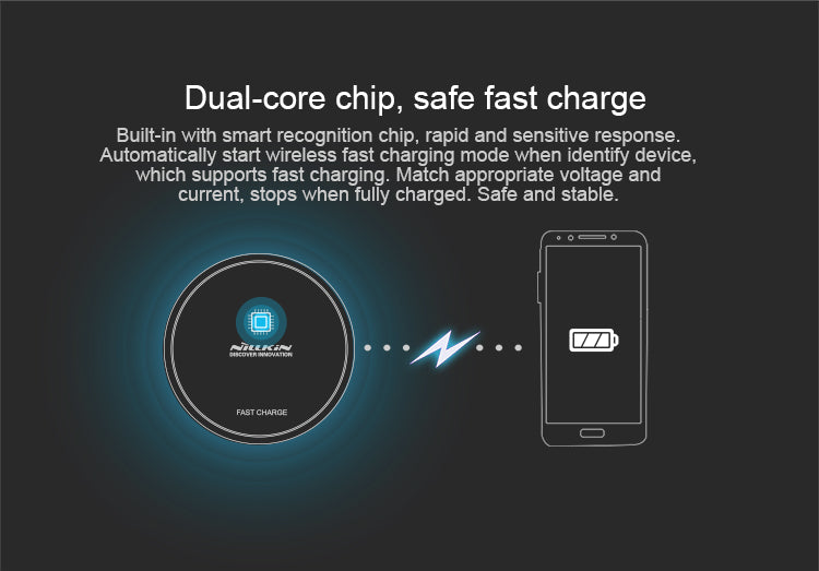 Nillkin Magic Disk 3 Leather Series (10W Fast Charge Edition)Wireless Charger