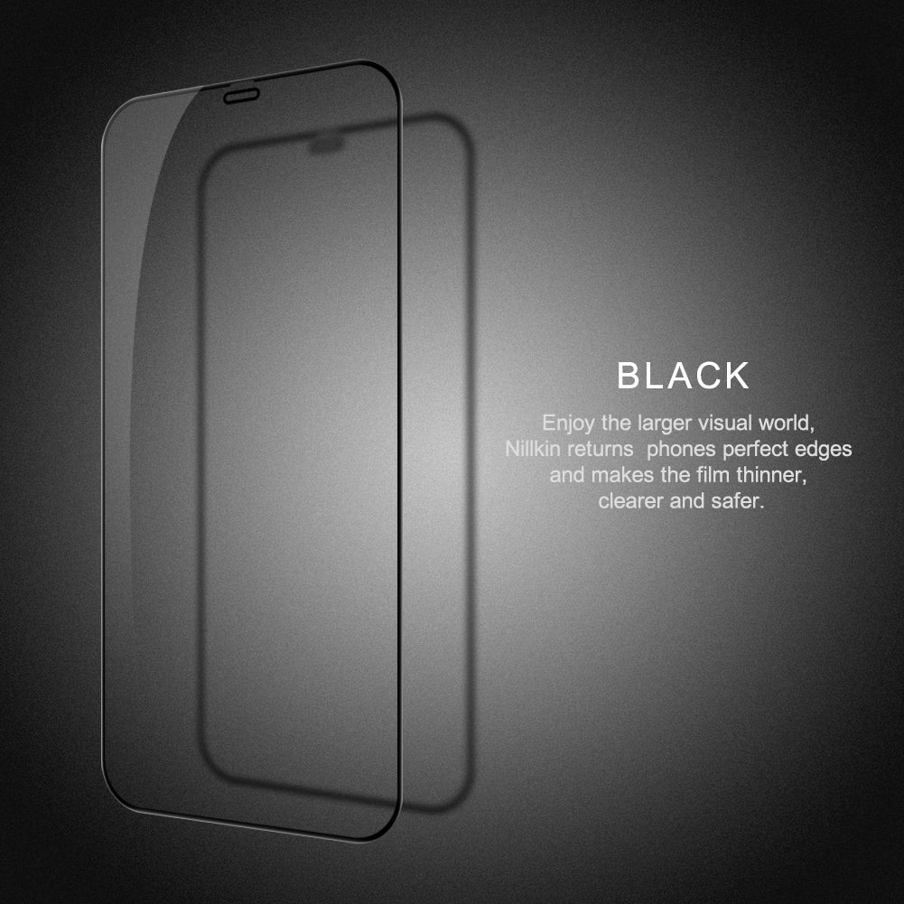Nillkin iPhone 12 系列日本AGC玻璃2.5D 9H HD高清防刮防指紋防炫光鋼化膜