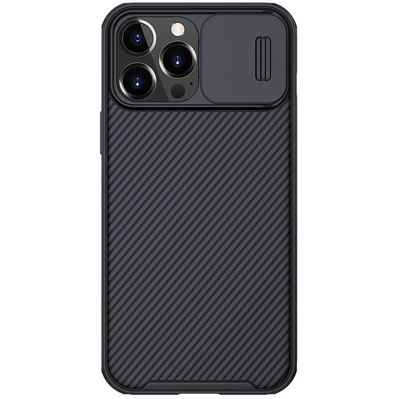 Nillkin iPhone 13 Series Lens Protection Sliding Cover,Four-corner Airbag,Anti-Slip CamShield Pro Series Phone Case