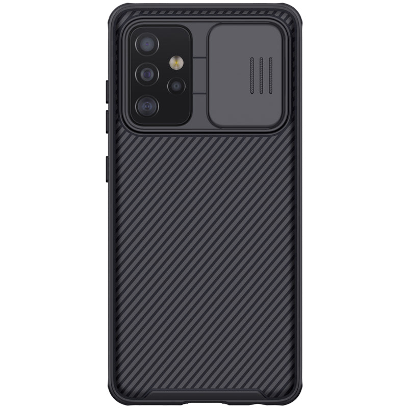 Nillkin 三星 Galaxy A52 4G/5G / A52s 5G鏡頭滑蓋 / 四角氣囊 / 防撞 / 防滑 手機保護殼 黑鏡Pro系列