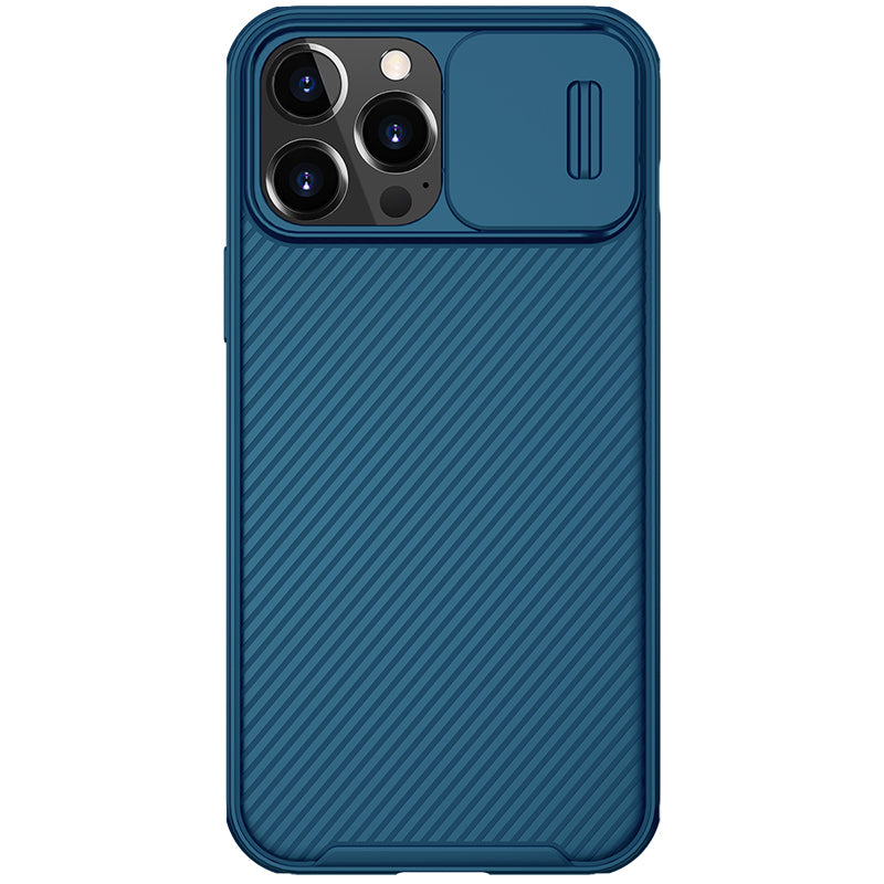 Nillkin iPhone 13 Series Lens Protection Sliding Cover,Four-corner Airbag,Anti-Slip CamShield Pro Series Phone Case