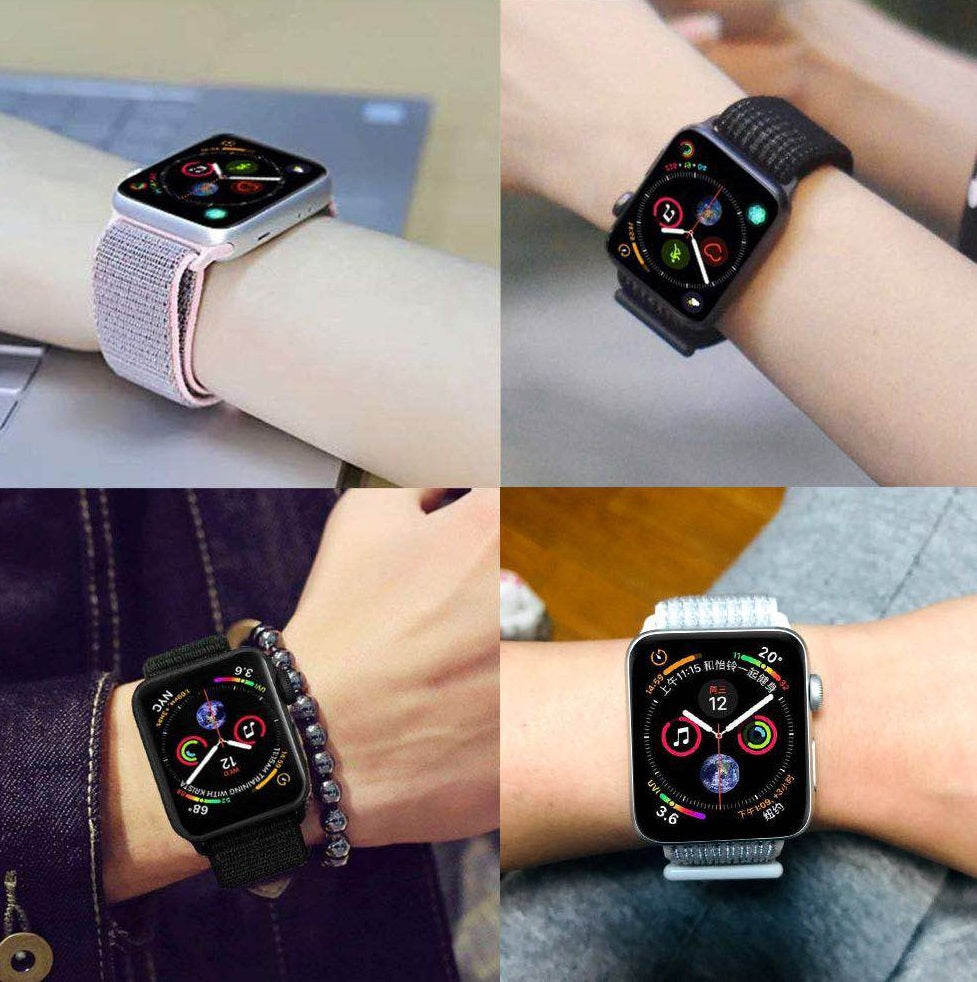 VPG 透氣編織尼龍回環式Apple Watch 運動錶帶 38/40/41mm