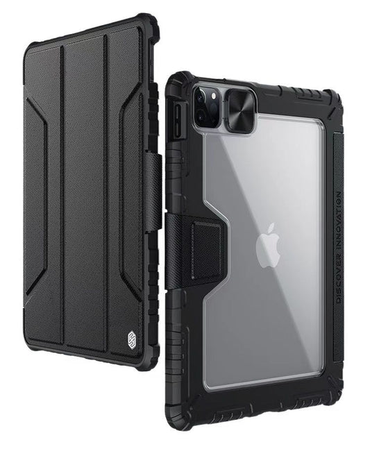 Nillkin iPad系列 10.9" - 12.9" 鏡頭滑蓋/內置筆槽/全覆蓋支架防撞保護套
