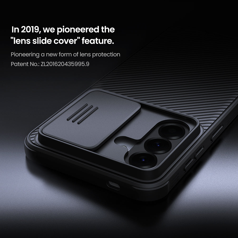 Nillkin Samsung A57 Slide Cover Lens Protection,Four-corner Airbag Phone Case CamShield Pro Series