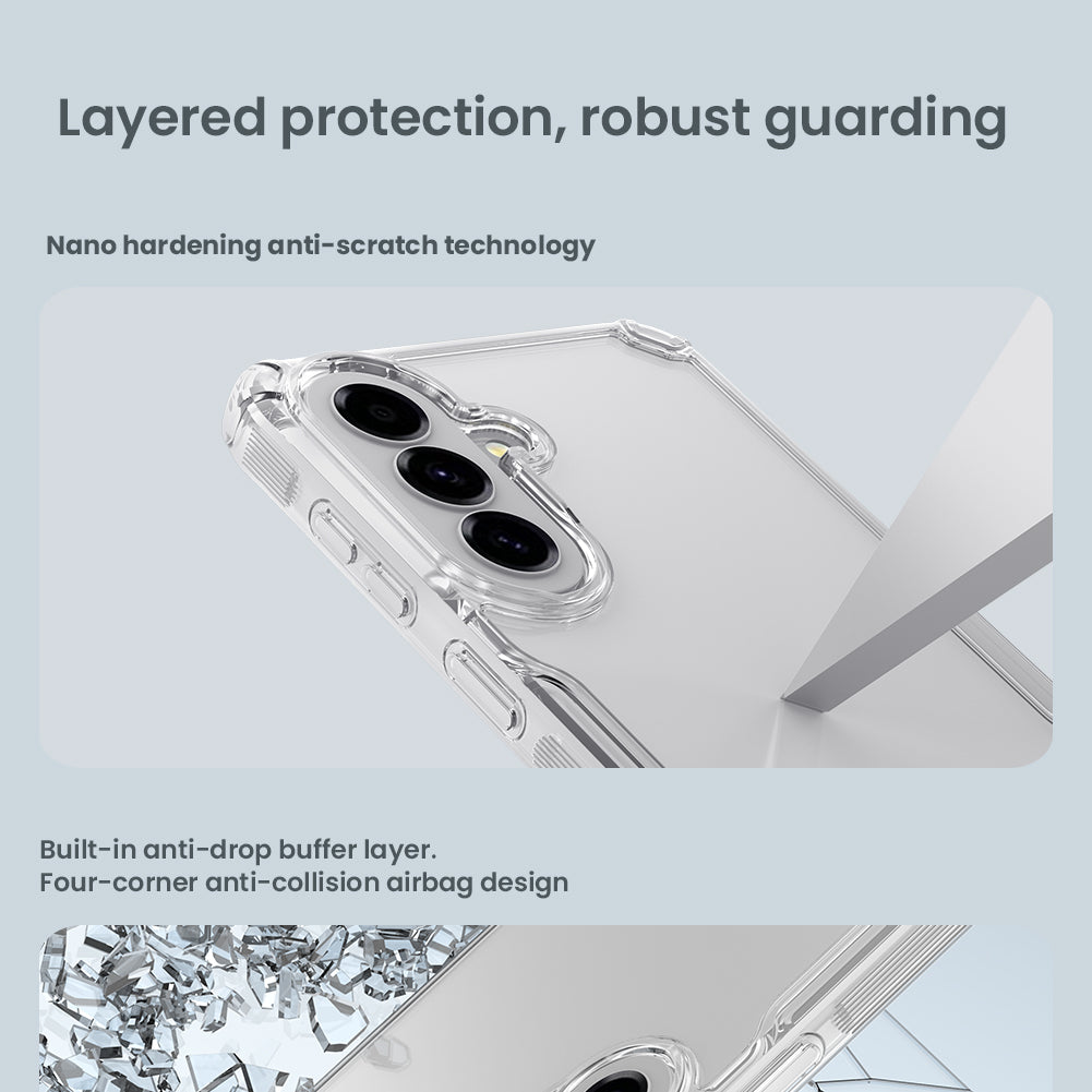 Nillkin Samsung A57 Four-corner Airbag, Anti-slip TPU + PC Phone Case Nature Pro Series