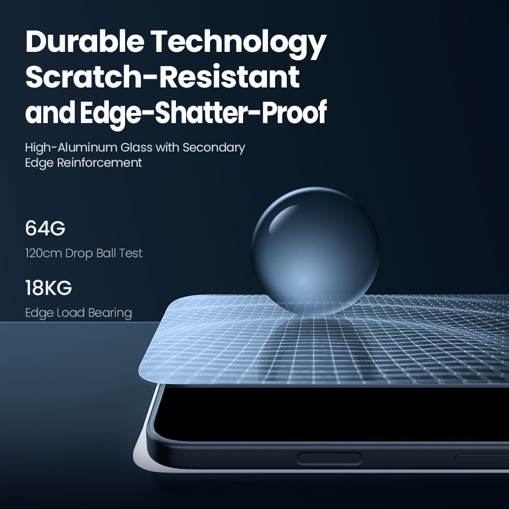 Nillkin iPhone 17 系列二次強化高鋁玻璃防偷窺防刮防指紋防炫光2.5D HD高清鋼化玻璃屏幕保護貼 附貼膜神器