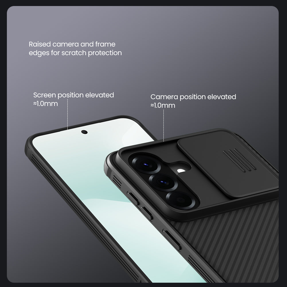 Nillkin Samsung A57 Slide Cover Lens Protection,Four-corner Airbag Phone Case CamShield Pro Series