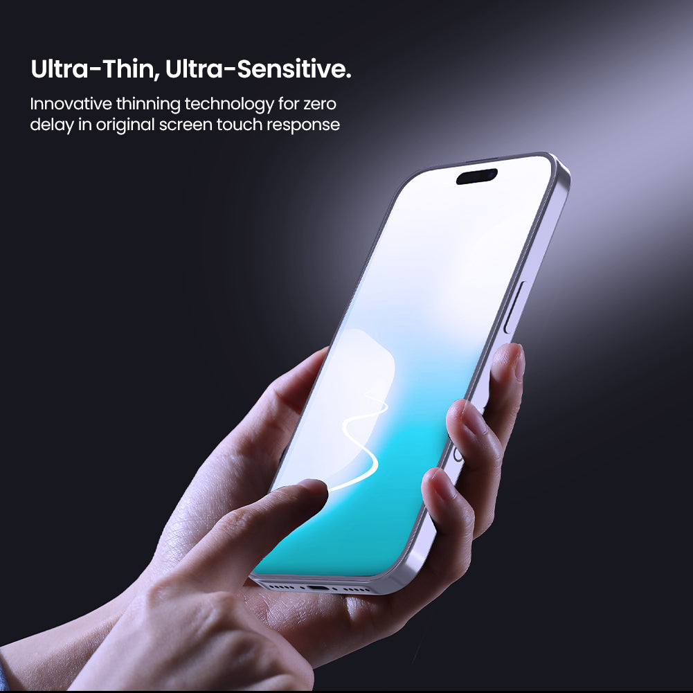 Nillkin iPhone 17 系列二次強化高鋁玻璃 0.2mm 2.5D HD高清防刮防指紋防炫光鋼化玻璃屏幕保護貼