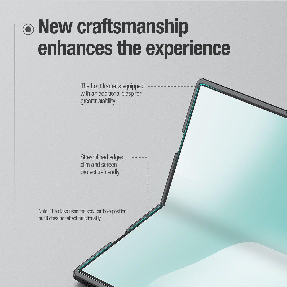 Nillkin 三星Z Fold 8 內置磁吸 磨砂凸點 TPU+PC保護殼