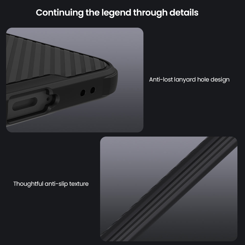 Nillkin Samsung A57 Slide Cover Lens Protection,Four-corner Airbag Phone Case CamShield Pro Series