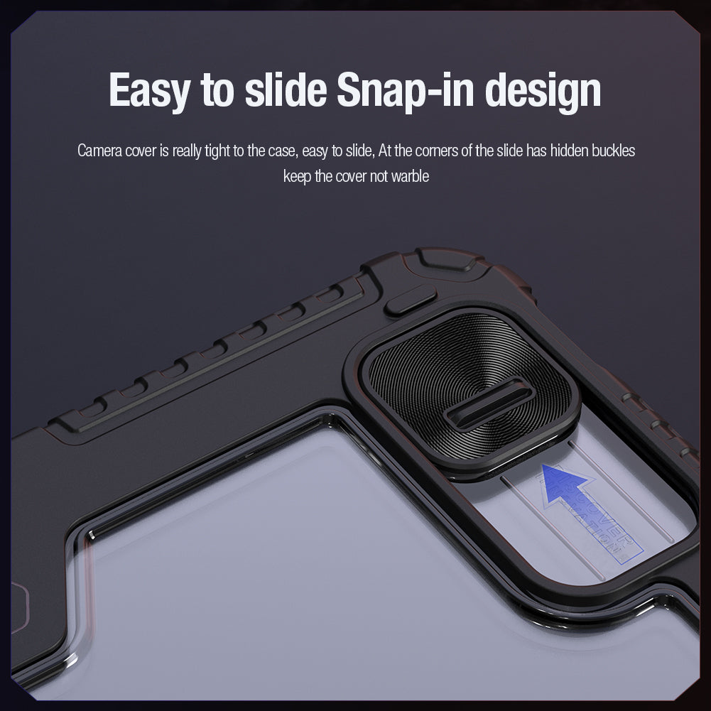 Nillkin iPad Pro 11" 2024 鏡頭滑蓋/內置筆槽/多角度折叠支架/防撞保護套
